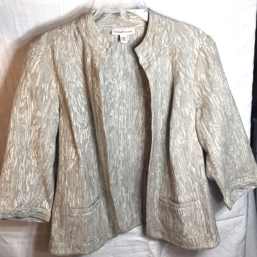 Coldwater Creek Blazer Jacket with Pockets